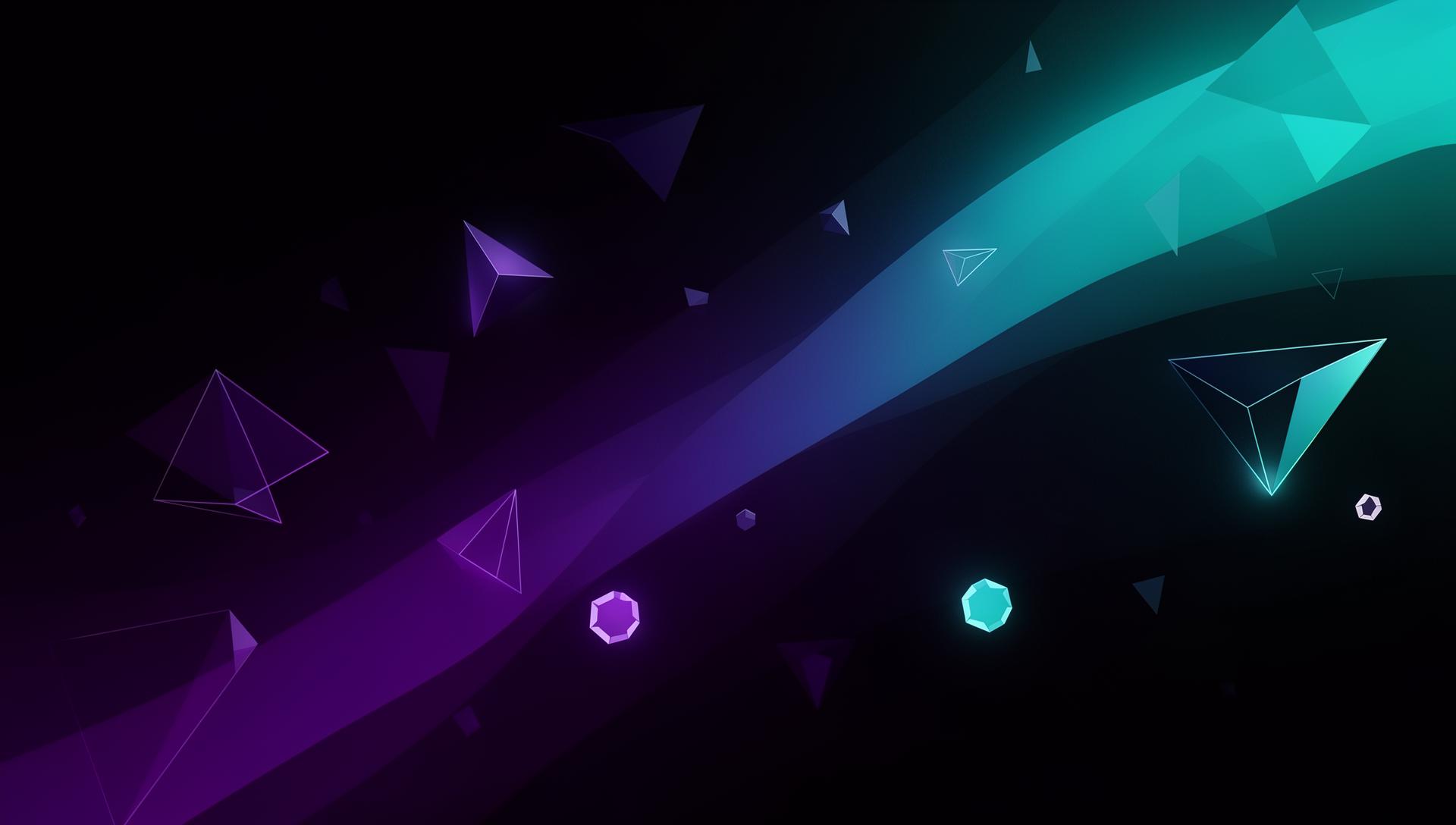 Abstract geometric background with gradient