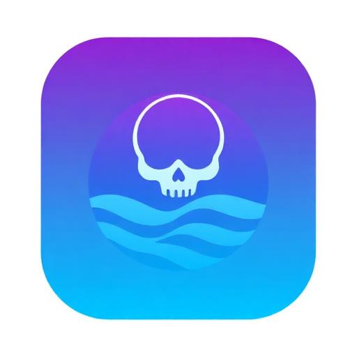 Zombies mode icon - abstract horror symbol