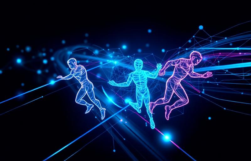 Multiplayer mode gameplay with team-based action scene